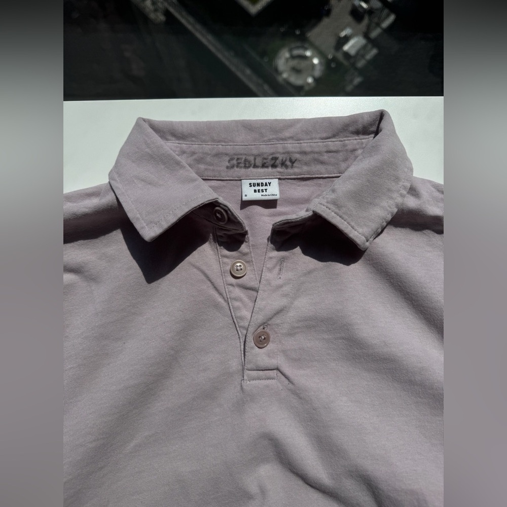 Sunday Best Light Pink Collared Shirt Small Aritzia - Picture 4 of 7